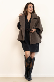 by-bar |  Denim mini dress Pino | black | Picture 3