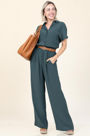 by-bar |  Viscose blouse Karly | green | Picture 3