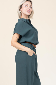 by-bar |  Viscose blouse Karly | green | Picture 7