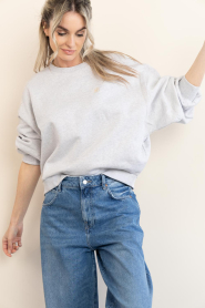 by-bar :  Sweater with logo Bibi | grey - img6