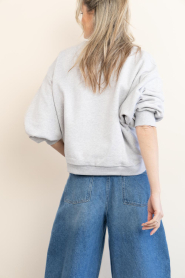 by-bar :  Sweater with logo Bibi | grey - img7