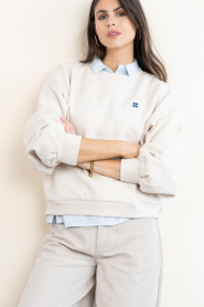 by-bar |  Sweater with logo Bibi | Natural | Picture 4