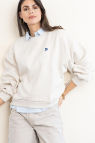 by-bar |  Sweater with logo Bibi | Natural | Picture 5