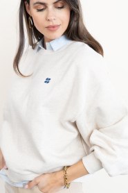 by-bar |  Sweater with logo Bibi | Natural | Picture 9