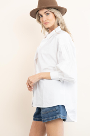 by-bar |  Oversized blouse Sarah | white | Picture 7