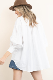 by-bar |  Oversized blouse Sarah | white | Picture 9