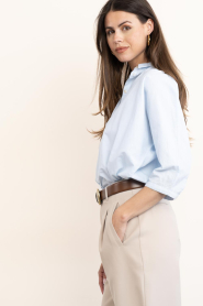 by-bar |  Cotton blouse Norel | blue | Picture 7