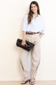 by-bar |  Cotton blouse Norel | blue | Picture 3