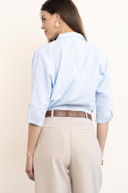 by-bar |  Cotton blouse Norel | blue | Picture 8