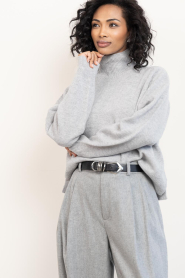 Drykorn |  Soft sweater with turtle neck Lizima | grey | Picture 5