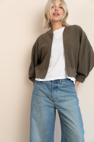 Drykorn |  Tricot bomber jacket Philomenia | green | Picture 8