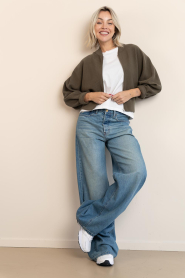 Drykorn |  Tricot bomber jacket Philomenia | green | Picture 4