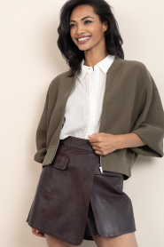 Drykorn |  Tricot bomber jacket Philomenia | green | Picture 5