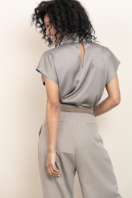 Drykorn |  Satin top Alaria | taupe | Picture 6