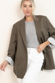 Drykorn |  Blazer with belt Wincham | dark green | Picture 2