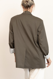 Drykorn |  Blazer with belt Wincham | dark green | Picture 10
