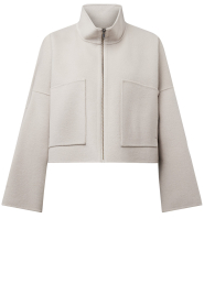 Drykorn |  Wool blend boxy jacket Elstow | beige | Picture 1