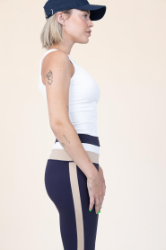 House of Gravity |  Baby rib tanktop Topaz | white | Picture 8