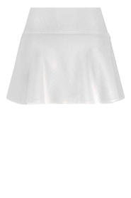 House of Gravity |  Mini skirt with ribbed fabric Topaz | white  | Picture 1