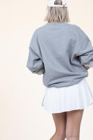House of Gravity |  Mini skirt with ribbed fabric Topaz | white  | Picture 9