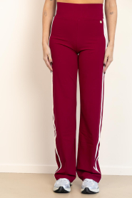 House of Gravity |  Sporty loose fitted legging Active | burgundy  | Picture 4