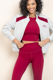 House of Gravity |  Cropped top Active | burgundy  | Picture 2