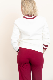 House of Gravity |  Sweater with V-neck Ruby | white  | Picture 6