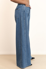 Herskind |  High waist wide leg jeans Katja L32 | blue | Picture 8