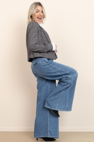 Herskind |  High waist wide leg jeans Katja L32 | blue | Picture 2