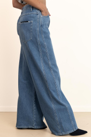Herskind |  High waist wide leg jeans Katja L32 | blue | Picture 9