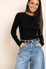 Herskind |  Merino woolen top Camb | black | Picture 2