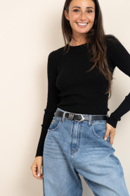 Herskind |  Merino woolen top Camb | black | Picture 4