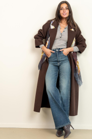 Herskind |  Merino woolen polo Cadee | taupe | Picture 3