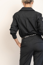 Herskind |  Basic blouse Dara | dark grey | Picture 6