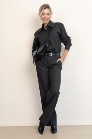 Herskind |  Straight leg trousers Jack | dark grey | Picture 2