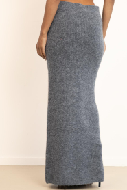 Dante6 |  Soft Alpaca maxi skirt Suzy | grey | Picture 8