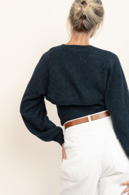 Dante6 |  Soft Alpaca sweater Brice | dark blue | Picture 8