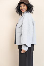 Dante6 |  Woolen cape/jacket Blinx | grey | Picture 7