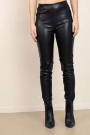 Dante6 |  Faux leather legging Parise | black | Picture 7