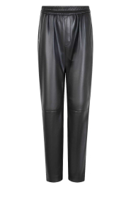 Dante6 |  Faux leather chino London | black | Picture 1