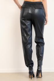 Dante6 |  Faux leather chino London | black | Picture 8
