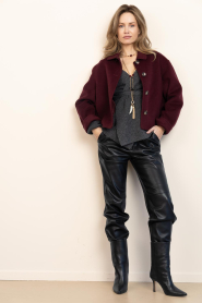 Dante6 |  Faux leather chino London | black | Picture 3