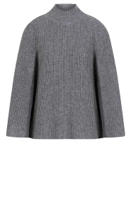 Dante6 |  Cape sweater Romi | grey | Picture 1