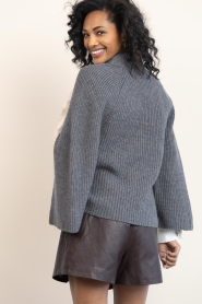 Dante6 |  Cape sweater Romi | grey | Picture 8