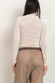 Dante6 |  Sheer velvet top Oyla | natural  | Picture 9