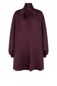 Dante6 |  Crinkle mini dress Leigh | burgundy | Picture 1