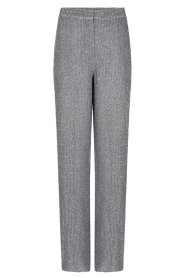 Dante6 |  Metallic straight leg pants Aremi | silver | Picture 1
