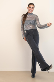 Dante6 |  Jeans with studs Belvina | grey | Picture 3