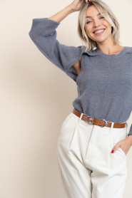 Dante6 |  Soft Alpaca sweater Brice | grey | Picture 6