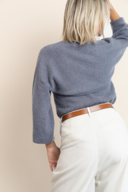 Dante6 |  Soft Alpaca sweater Brice | grey | Picture 8